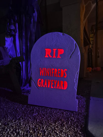 LIGHT UP TOMBSTONE! FULL CUSTOM