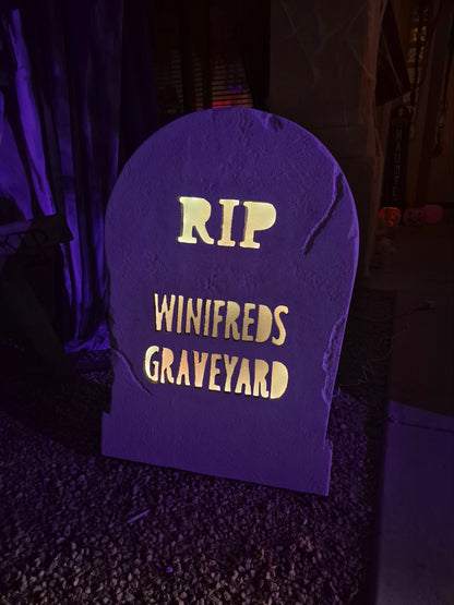 LIGHT UP TOMBSTONE! FULL CUSTOM